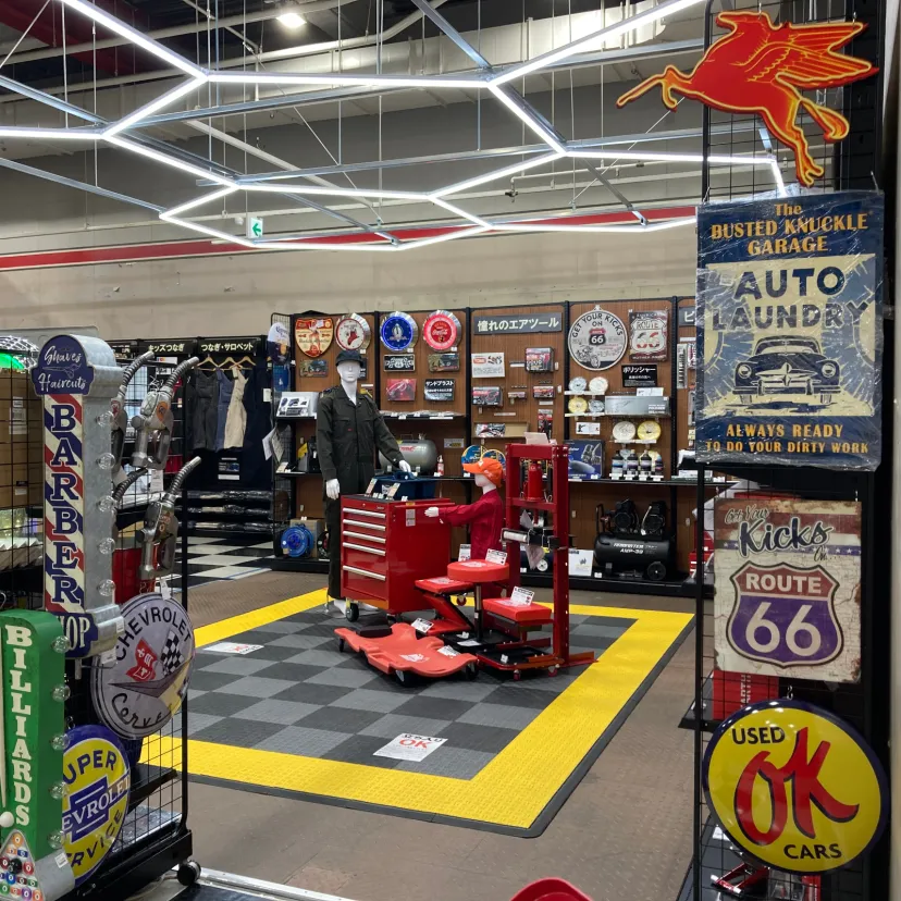 ガレージの印象は、照明をデザインする事で劇的に変わる