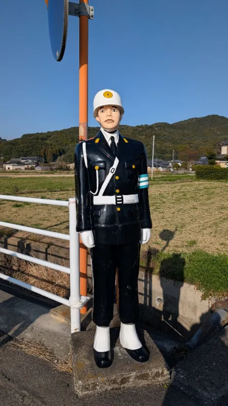 天草市の史跡ウォークで遭遇（栖本）