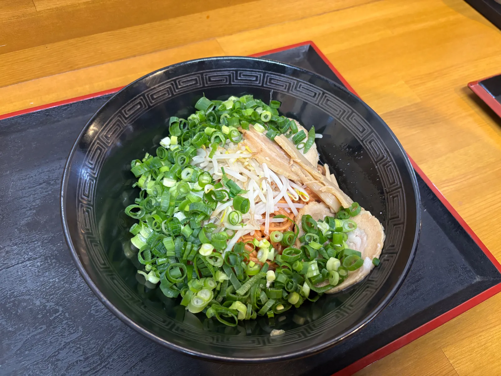 長生きラーメン食堂　まぜそば🍜
麺にウコンが入ってます。美味しい😋