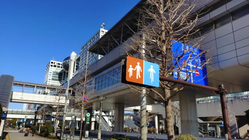 お台場絶品夜景スポット、ポイント取得位置