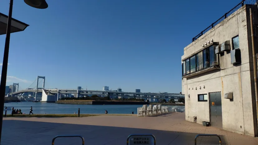 お台場海浜公園ポイント取得位置