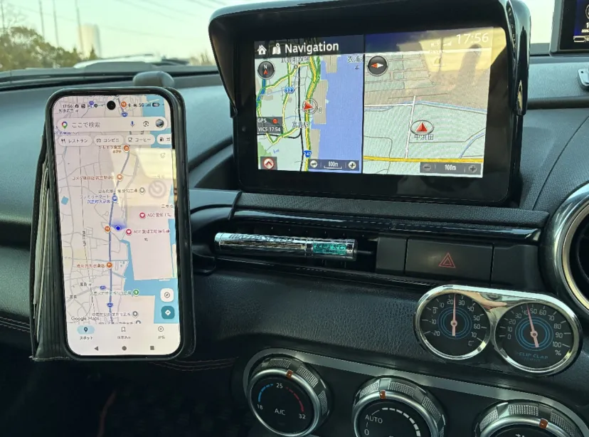 純正ナビの不満をスマホでカバー