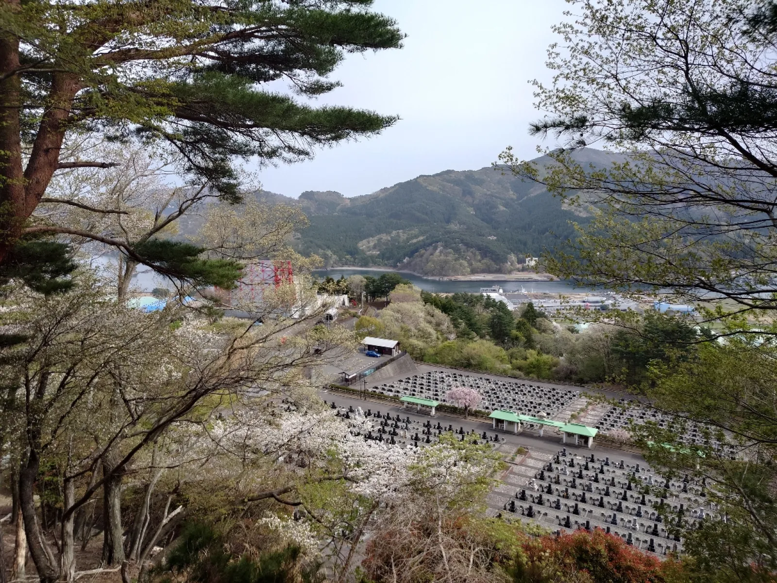 霊園が一望って・・・