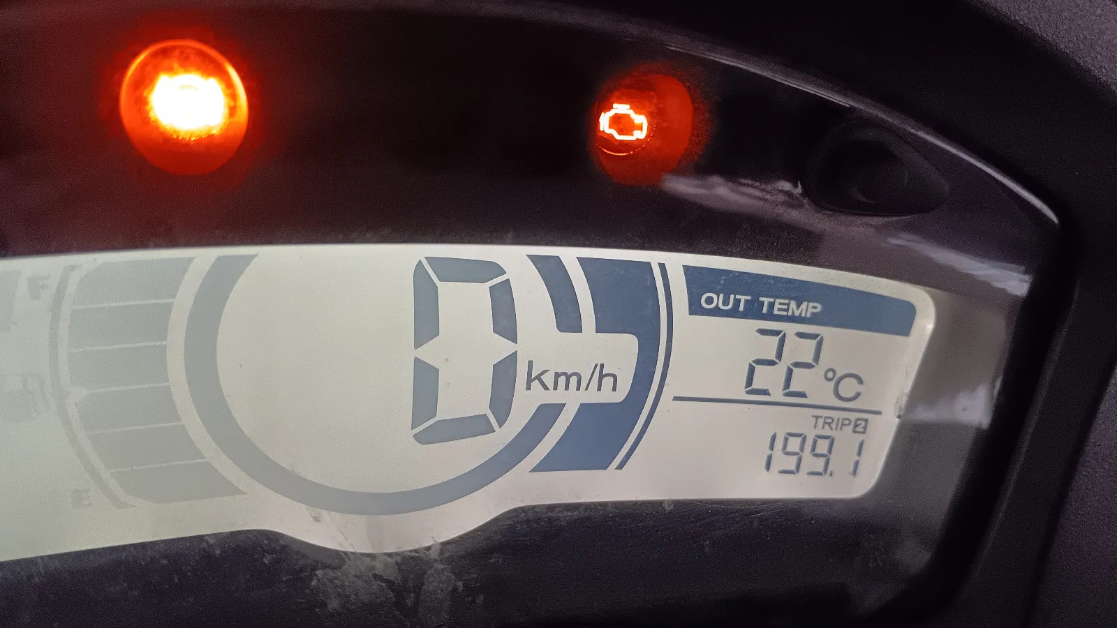 走行距離は200km弱