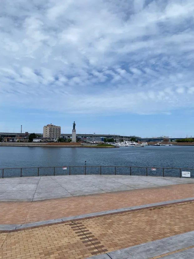 🤍堺駅周辺をおさんぽ🩵ふだん湾岸線から見ていた景色が目の前にひろがる🌟