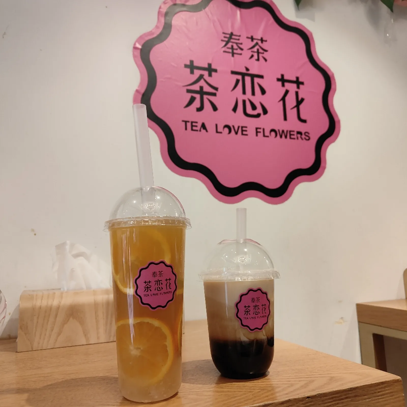 タピオカドリンク
甘さ控えめナイス😀