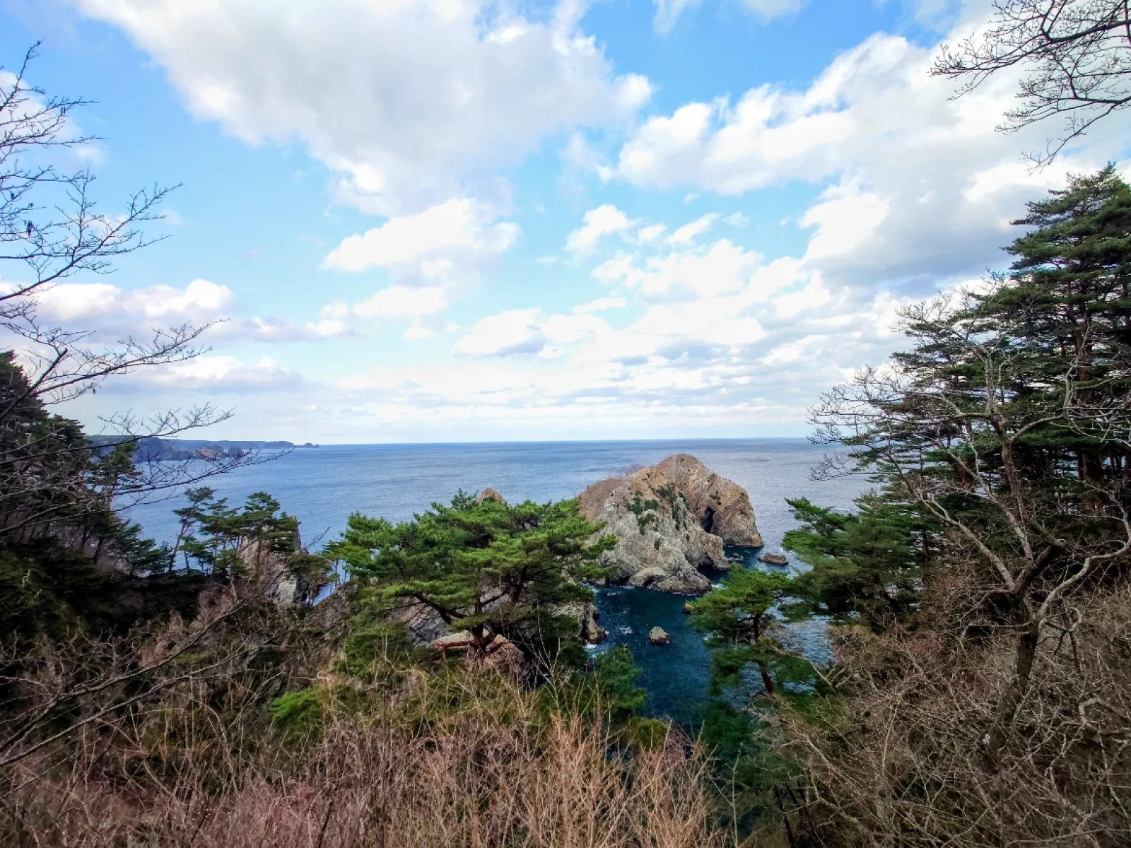 断崖の展望が観られます。