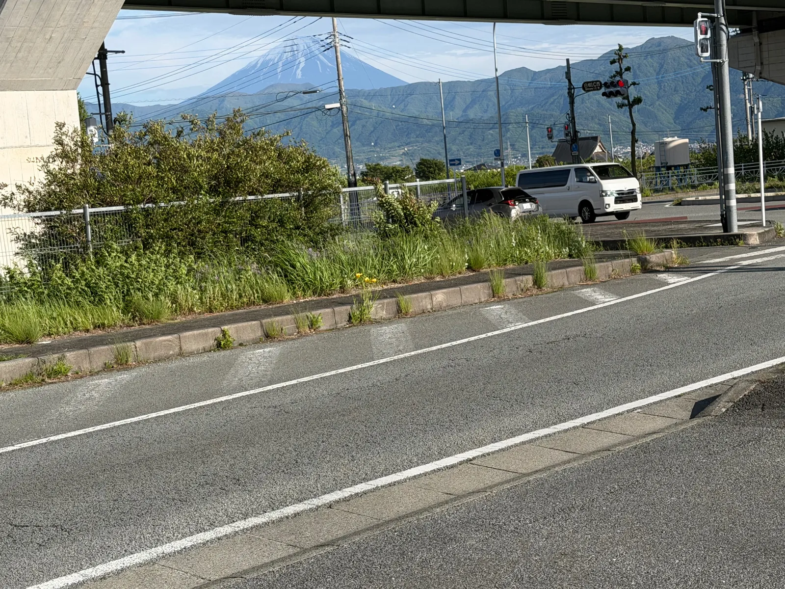 ギリギリ富士山がみえる
