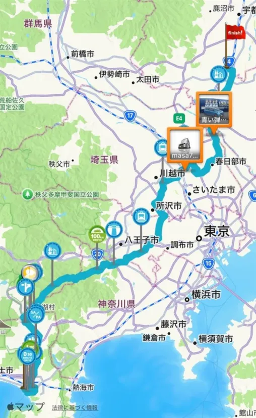 2026/04/30 1日目 道の駅どうし…から