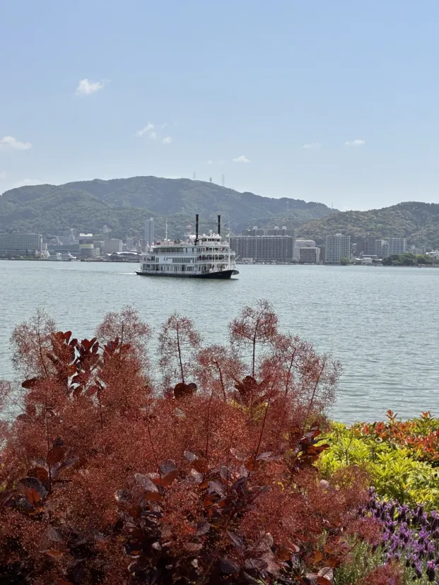 びわ湖大津館付近からの景色です