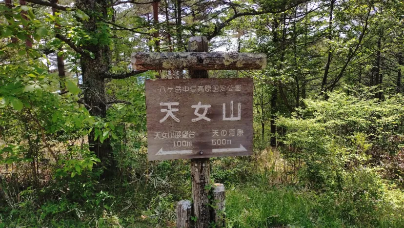 天女山ポイント取得位置