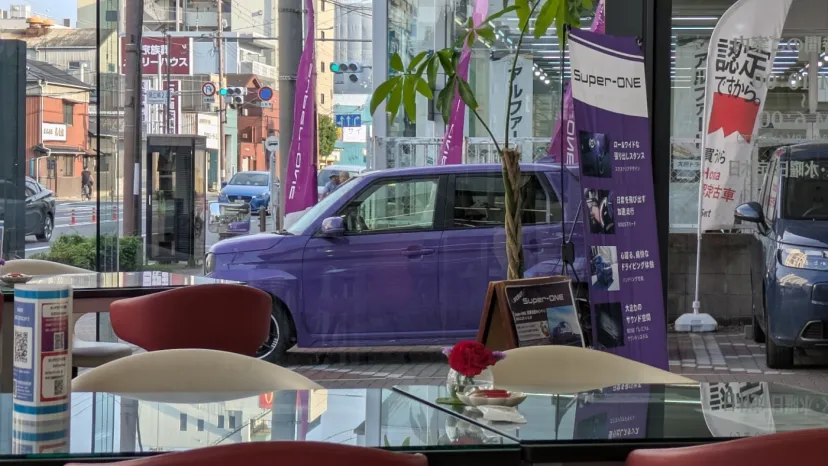 店内とドラレコ