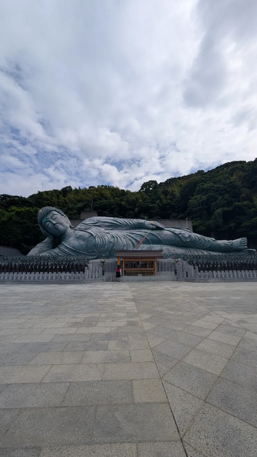 大きな涅槃像と紫陽花の池を見に行きました。
あじさい祭りが今週末からだったため、キレイな紫陽花は見れませんでしたが、線香の香りと涅槃像、たくさんのお地蔵様など見どころいっぱいでした