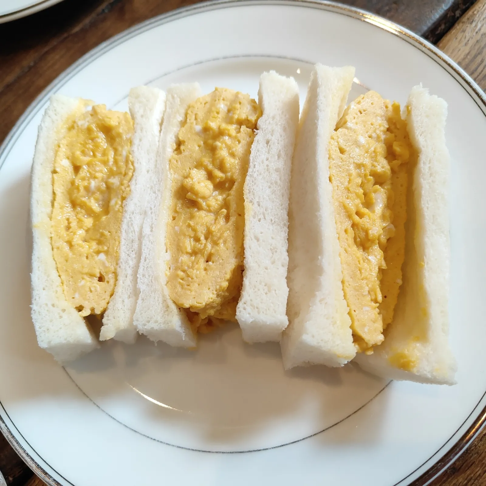 厚焼き玉子サンド☺️