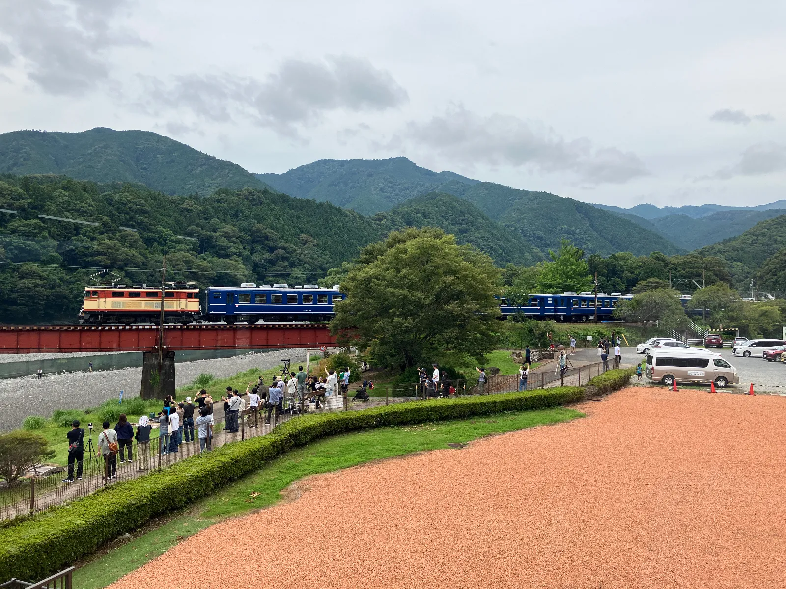 トーマス人気が汽笛と共に響いていました。