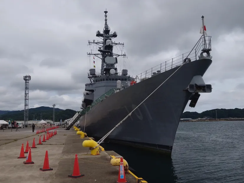 宮古 藤原埠頭　海上自衛隊護衛艦　海上保安庁巡視艇一般公開