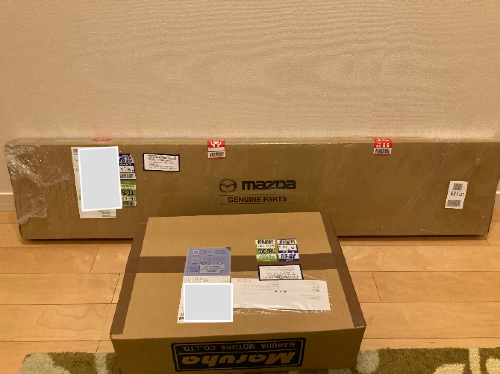 パーツはロードスター専門のマルハモータースにweb注文。頼む機会が増えて来ました。