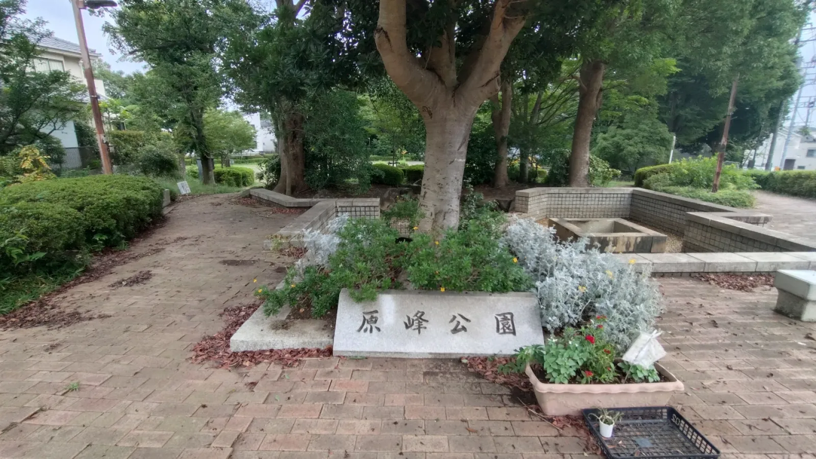 住宅団地の中にある公園
多摩市のHPには駐車場8台とありますが、道案内もなく見つかりませんでした

無計画な団地の分かりにくい道も(*_*)