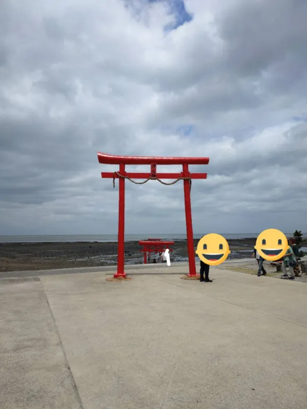 大魚神社　海中鳥居