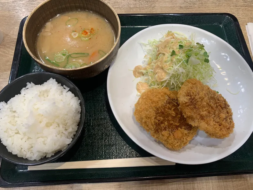 近江牛コロッケ定食