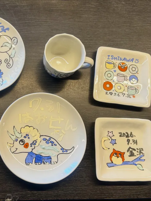 九谷焼絵付け