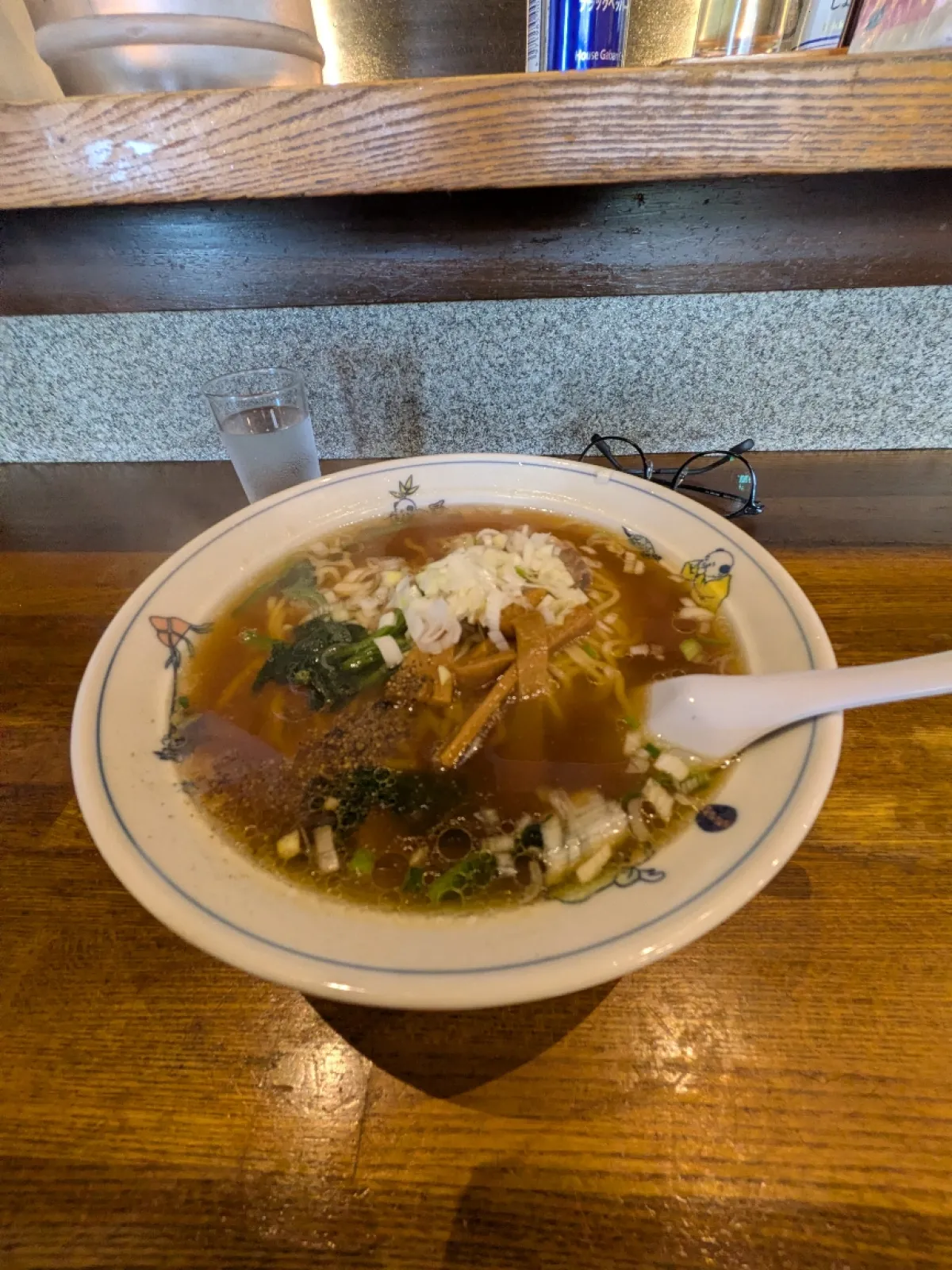 ラーメン＋半チャーハンセット
チャーハンは半分とも思えない料。