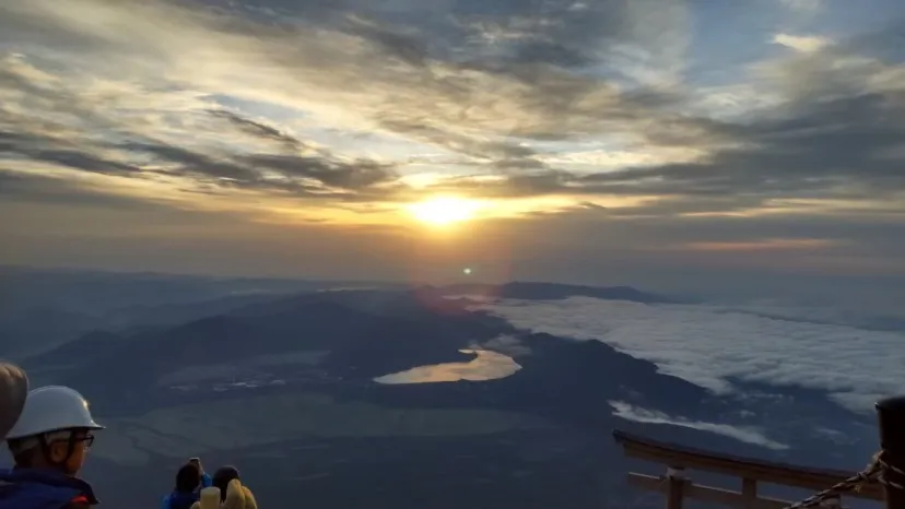 富士山登頂時の1枚