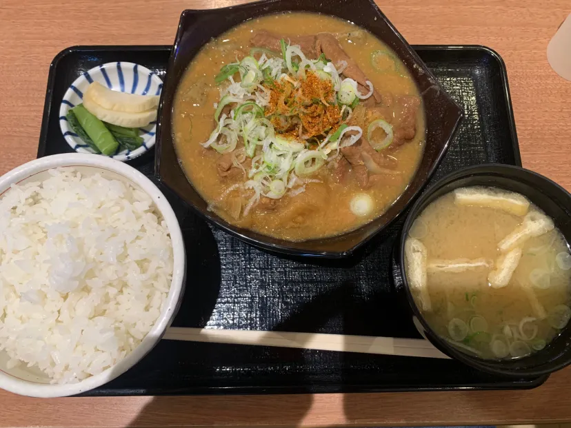 特製もつ煮定食