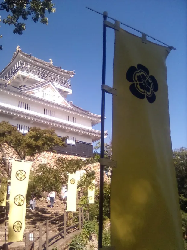 ロープウェイで岐阜城