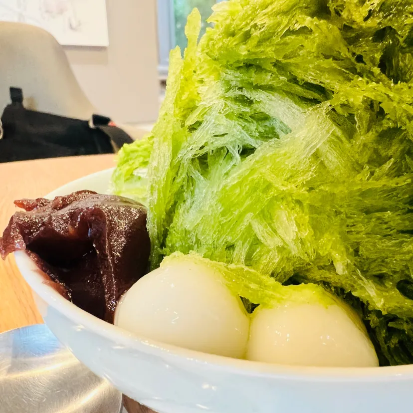 抹茶のかき氷