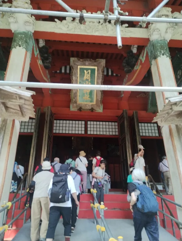 羽黒山三神合祭殿と五重塔