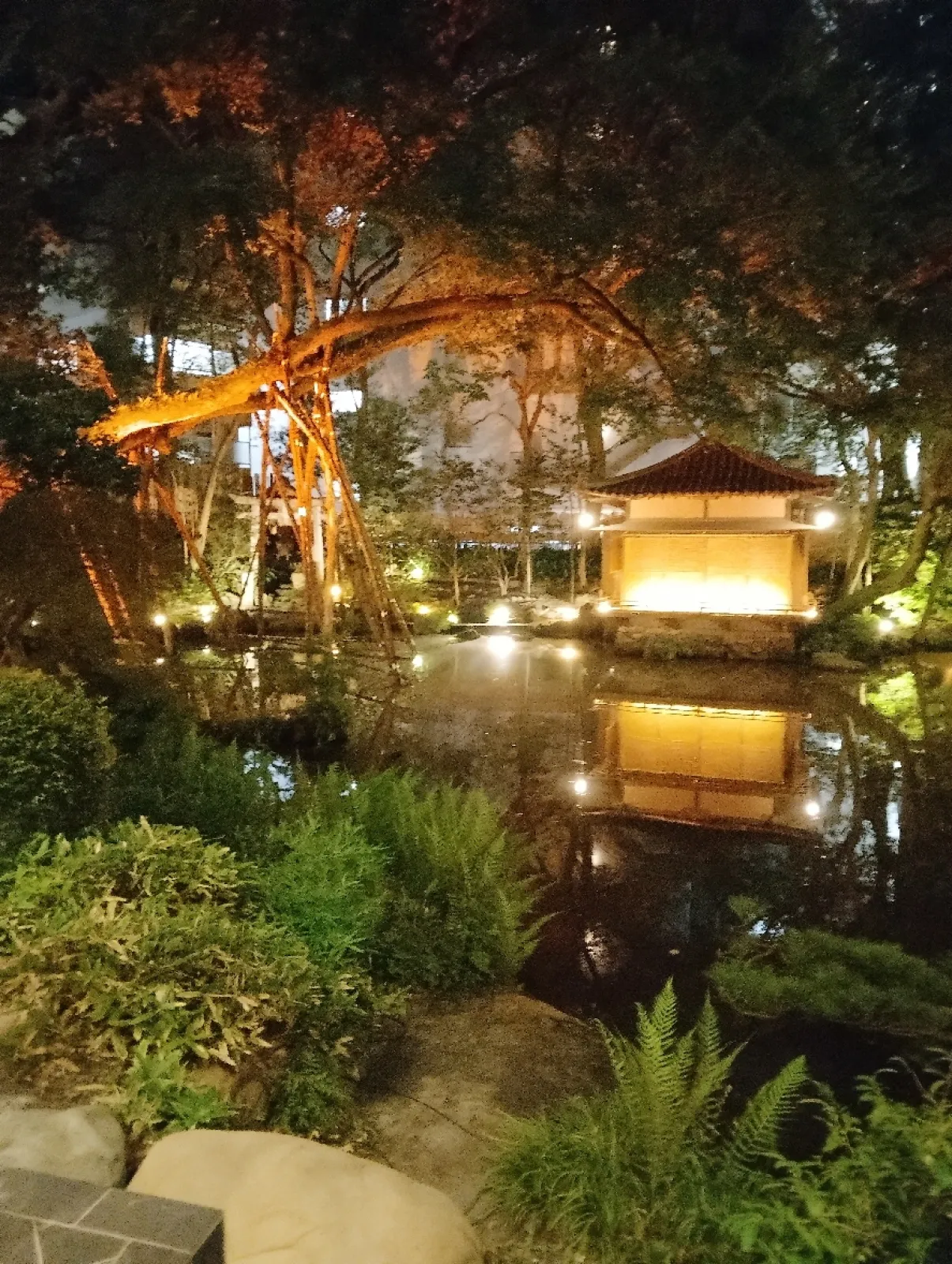 静岡にある浮月楼
雰囲気のある中庭がお洒落でした