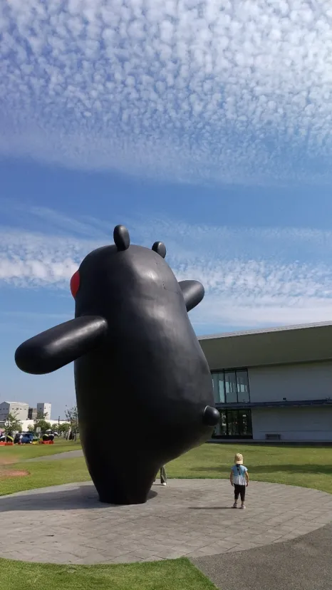 行ってきました、くまモン大好きです！