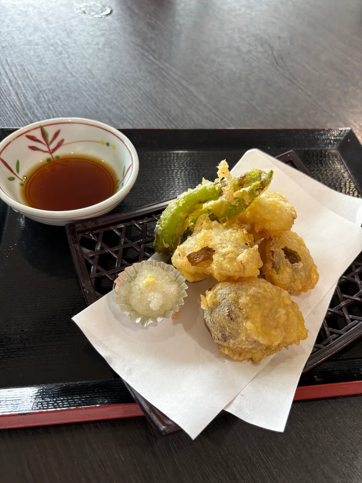 いちじくの天ぷら。