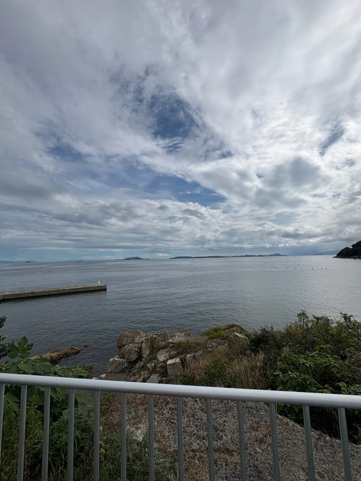 海も綺麗。