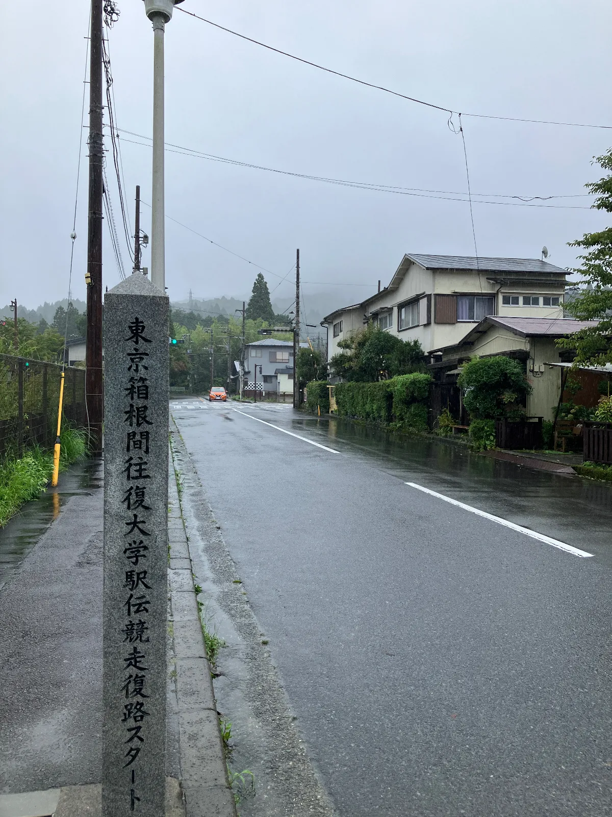 復路スタート地点。
テレビ中継でみますね