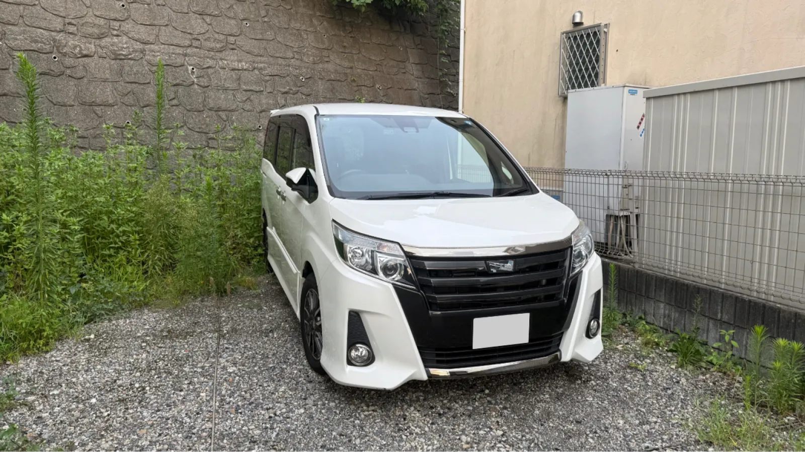 営業車として妹から購入

妹が買い替えのためディーラー査定を受けたら78万円
→私「オレが100万で買うよ」で決定
123,000km、9年落ち
雨漏りあり
フロント、リアともスポイラーに割れあり
左リア凹みあり
犬の毛多数あり
2026.8.1より