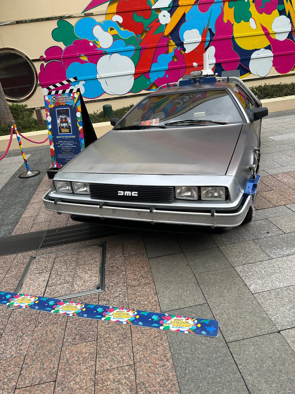 一応車ネタでデロリアン発見💡