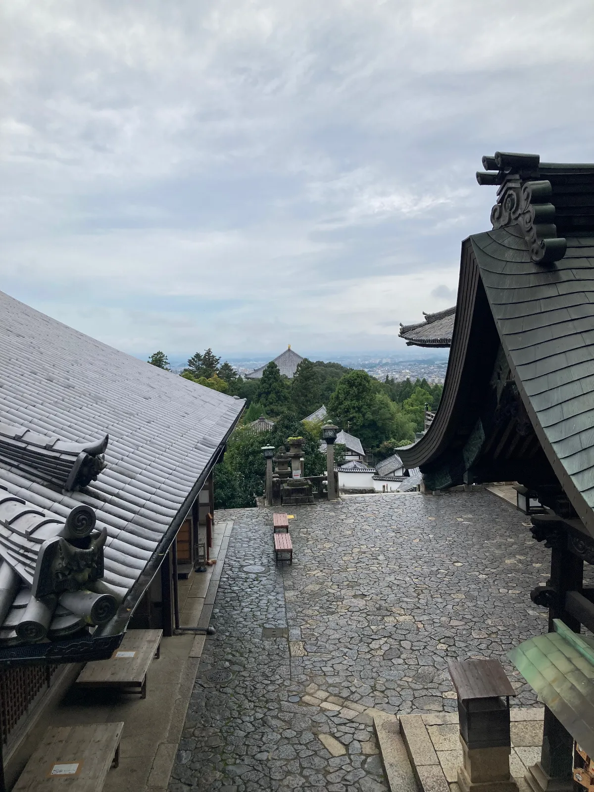 奈良公園周辺は、歩きで周るのがいいので、
NBを止めたまま。　やや寂しいですが。

二月堂、三月堂からまわります。若草山も登ります。9時からしか開門しないため、回って来てから登りましょう。何かくるたびに奈良の落ち着きある風情がなんとも言えません。
こんな風景　　^_^。
