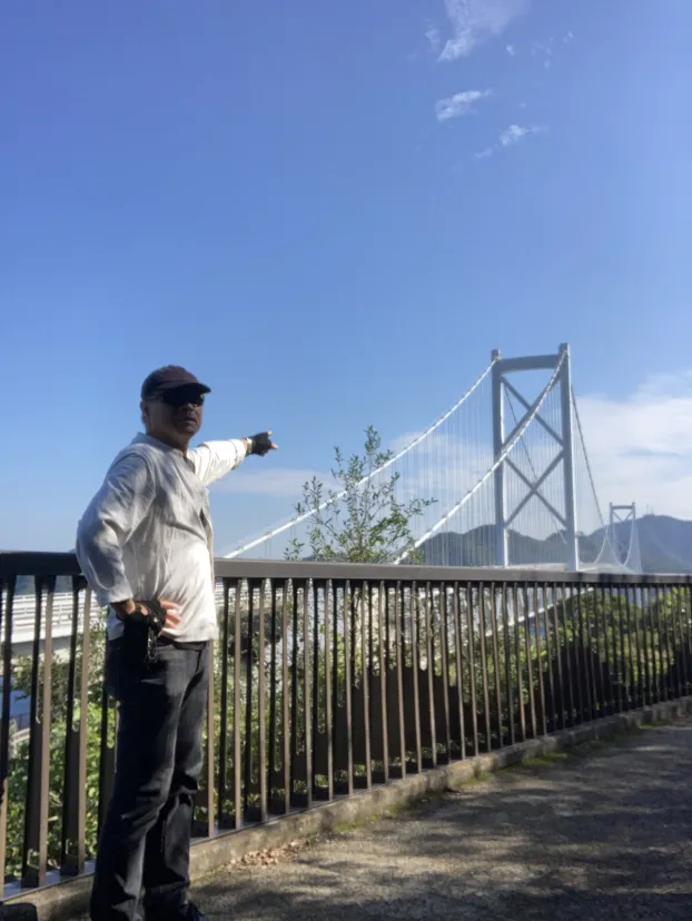 NB 尾道から、しまなみ街道四国経由、京都へ