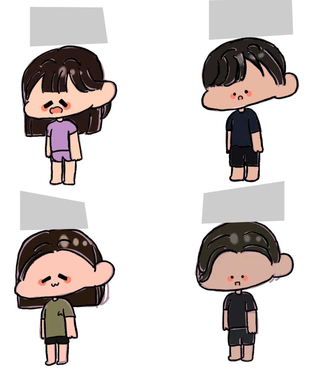 小学5年生の娘が家族を描いてくれました✨

特徴を捉えていて、誰だかわかるぅ〜って感じなのがかわいくてお気に入りです✨🤩