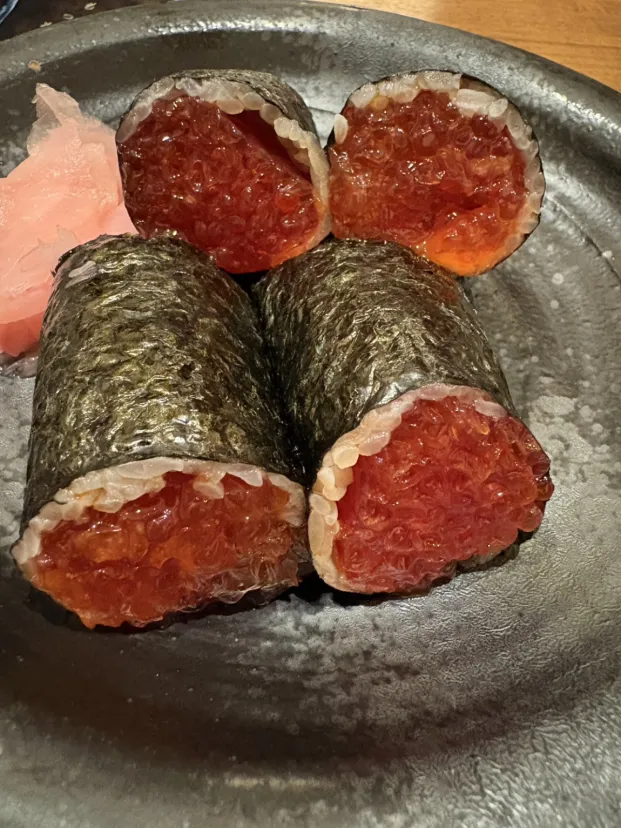 圧巻の筋子巻き