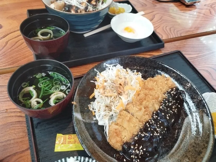 吉川の道の駅で昼ご飯