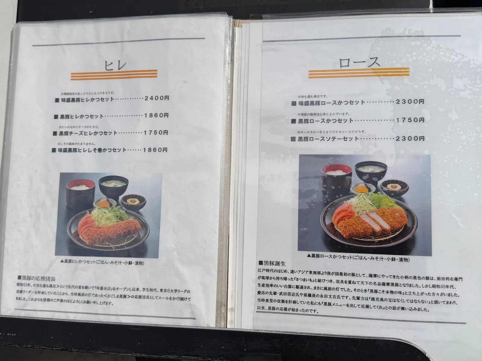 人気はやはりヒレとロース
他にもミックスやバラなんかもありました
今回はロースを注文
濃厚なソースが合って美味しかったです