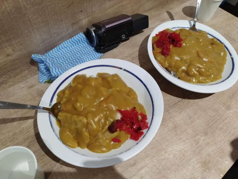 バスセンターのカレー