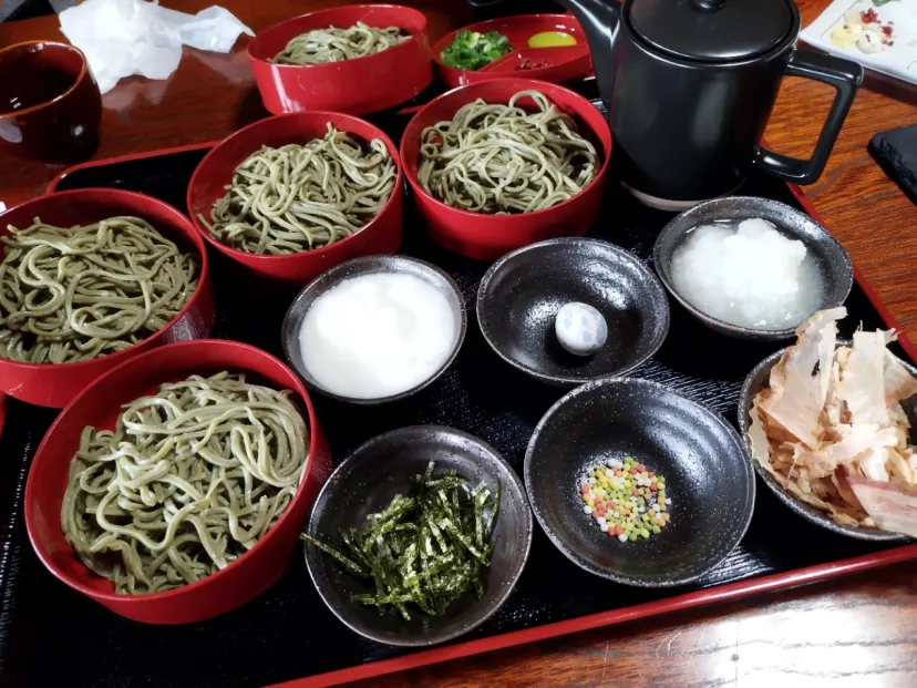 和束町で蕎麦