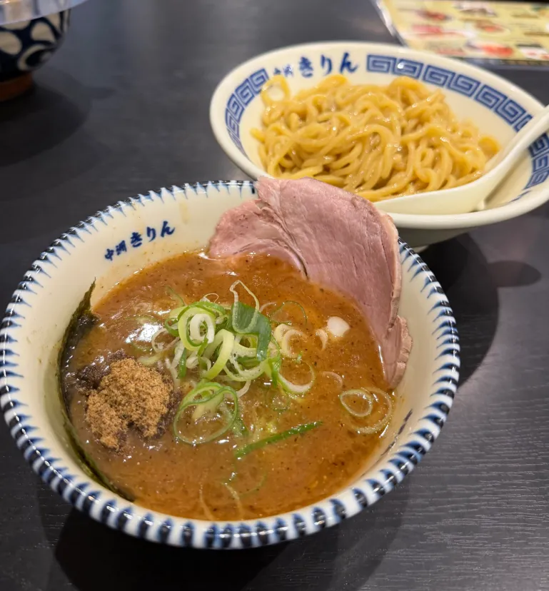 中洲の“きりん”でつけ麺