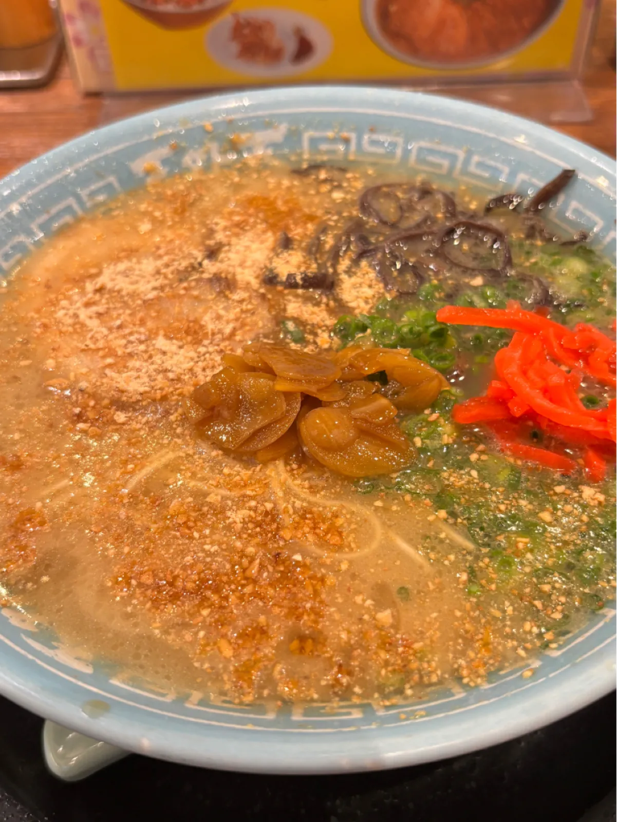 熊本に来たので熊本駅で熊本ラーメン🍜