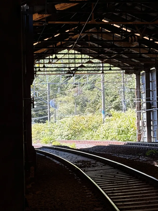 酷道の果てに…峠駅