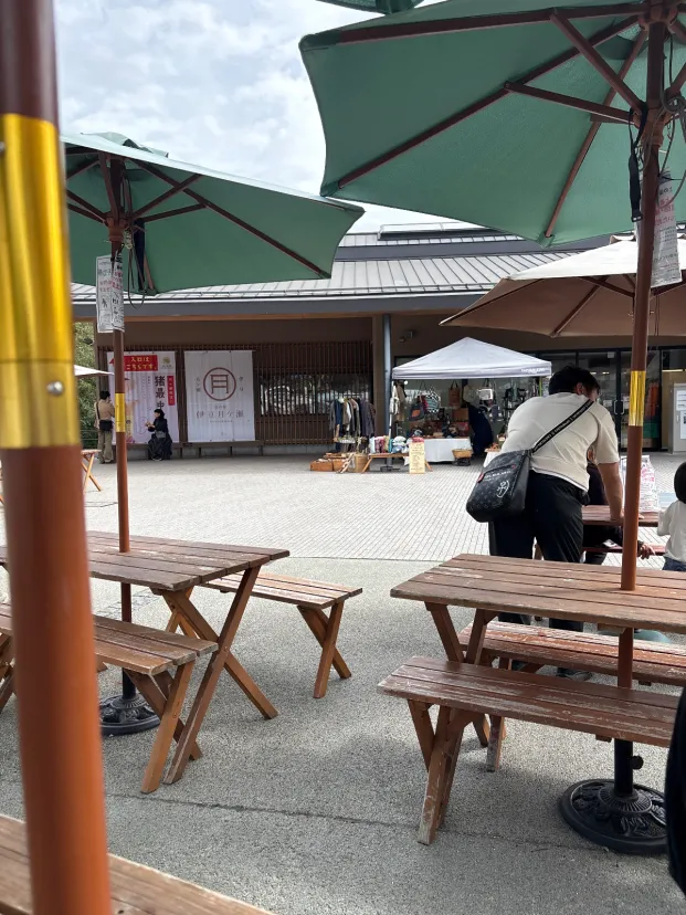 道の駅　伊豆月ヶ瀬にて